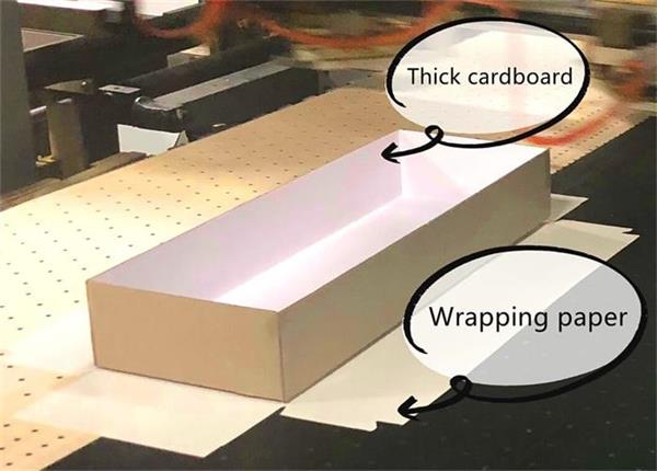 Materials 11 thick cardboard & wrapping paper for paper boxes