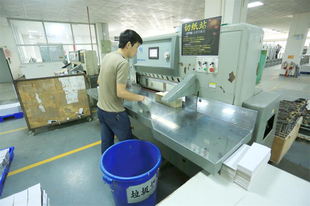 About 3 cutting paper machine from APP custom packaging factory