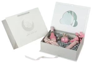 Lipstick and nail polish girl gift box