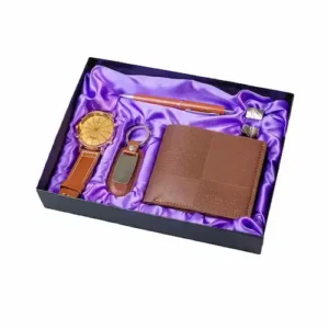 Watch, key, pen, wallet gift box