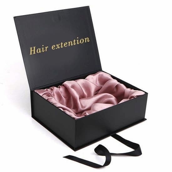 Wig Boxes 2 black custom wig boxes from APP custom wig boxes