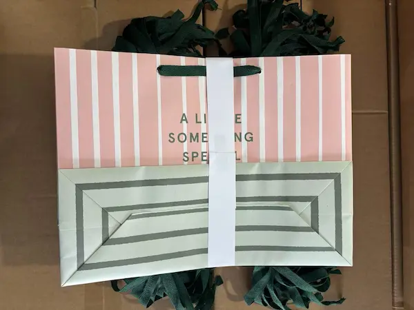 custom gift bag packed by Paper Bandages from APP packing-method-of-custom-packaging