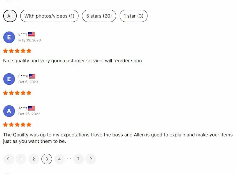 good feedback Allen 2