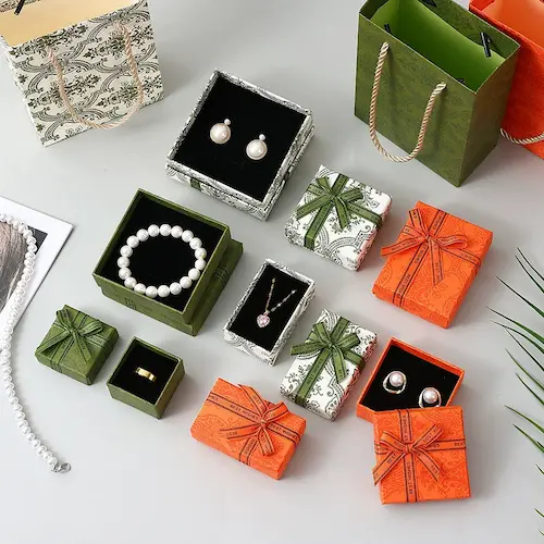 Box inserts of set jewelry packgings (2)