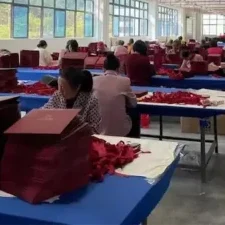 Handmade lines for custom paper bags