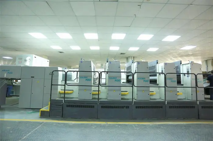 5C CMYK Roland 700 Printing Machine from APP custom packaging factory