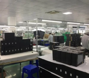 Production line of custom paper boxes