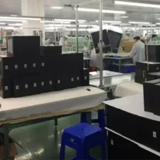 Production line of custom paper boxes