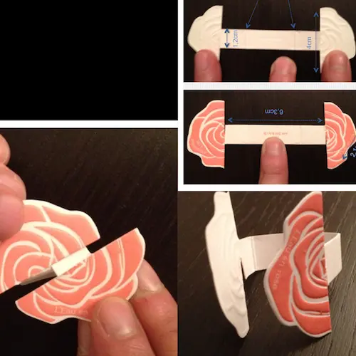 perfume blotter flower