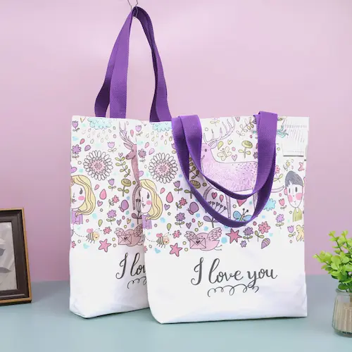 Printing on jute bags 1