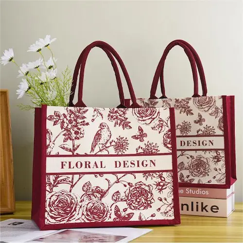 Printing on jute bags 2